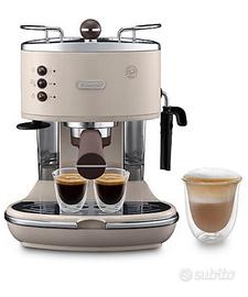 DE LONGHI Macchina caffè, cappuccino, stile retrò