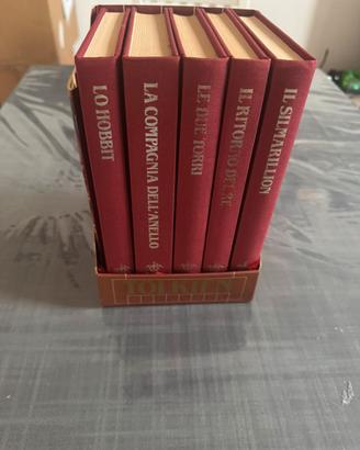 Cofanetto Tolkien Bompiani 5 Volumi Mappe Completo