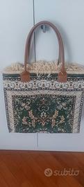 borsa in tappeto di seta