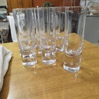 Bicchieri di cristallo anni '70