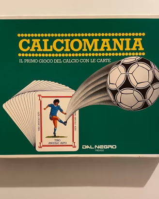 Calciomania: il primo gioco del calcio con carte