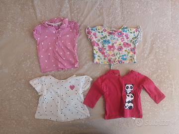 Magliette bambina 9-12 mesi