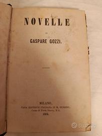 Novelle di Gaspare Gozzi, edizione rilegata 1864