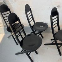 Sedie pieghevoli design anni ’60