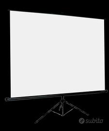 Telo per videoproiezione 150x150 + custodia