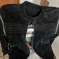 Giubbotto camoscio nero