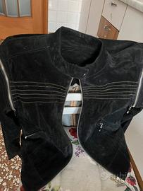 Giubbotto camoscio nero