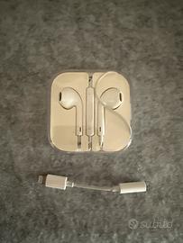 Auricolari Apple con cavo + adattatore