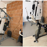 Attrezzatura per body Building + pesi + spinning