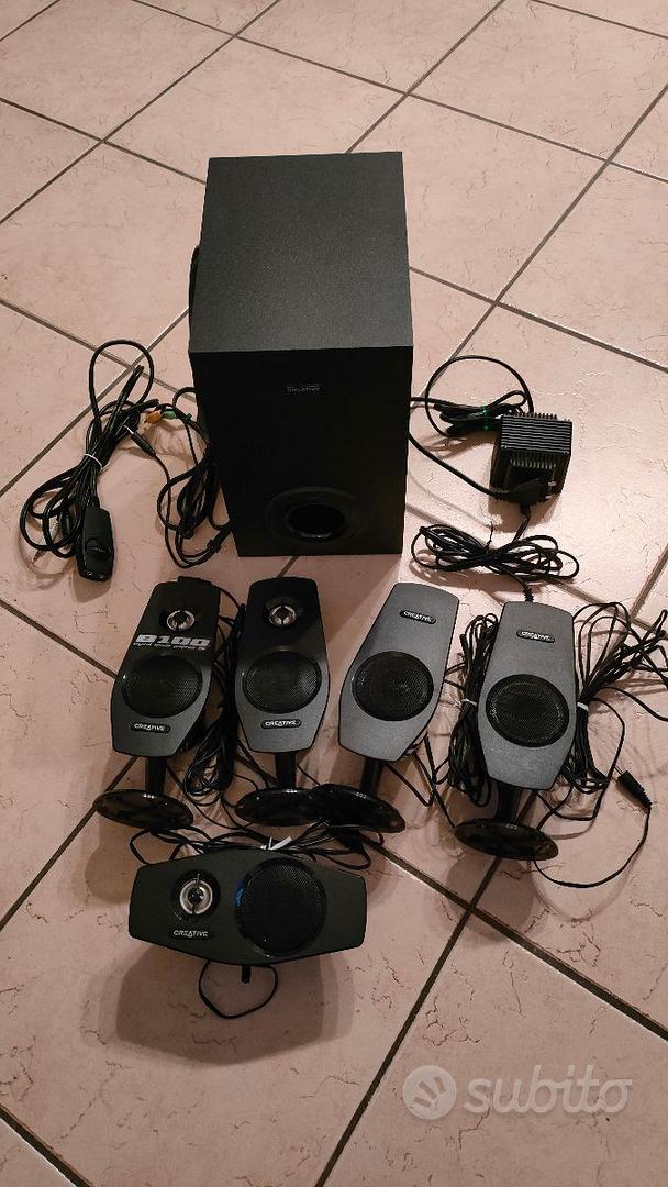 Sistema Audio Home Theater Inspire T6060 Creative Audio/Video In