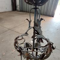 Lanterne antiche  fatte a mano in ferro battuto