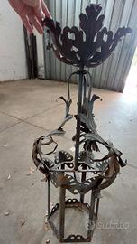 Lanterne antiche  fatte a mano in ferro battuto