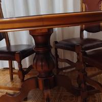 tavolo allungabile con 4 sedie