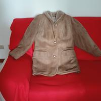 montone shearling donna taglia media