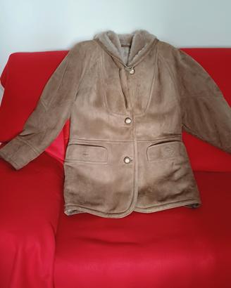 montone shearling donna taglia media