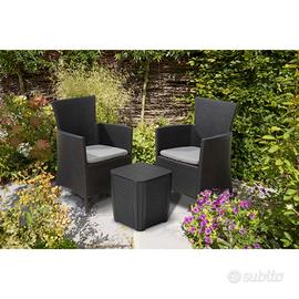 Keter Iowa Set Salottino da Esterno NUOVO