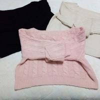 Set 3 maglioni corti 