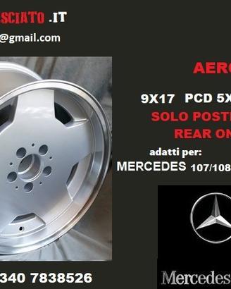 Cerchi aero AMG 9x 17 5x112 et0 mercedes