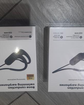 2 cuffie a conduzione ossea