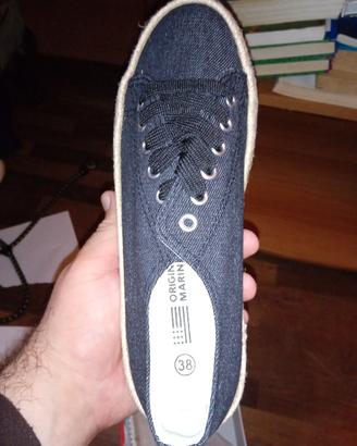 Scarpe con lacci blu original marines 38