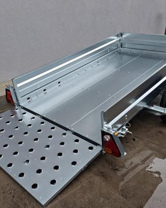 Rimorchio carrello nuovo 240x140 basso senza freni
