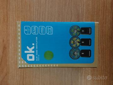 Ventilatore Portatile Clip OK - TRATTABILE