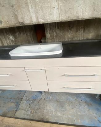 Mobile bagno con specchio con led