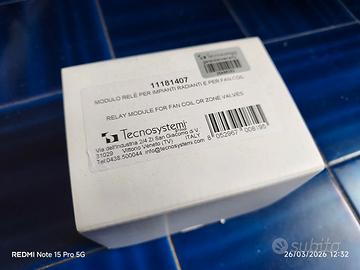 modulo relè per  impianti radianti e fancoil