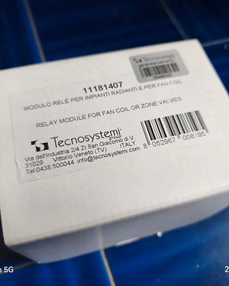 modulo relè per  impianti radianti e fancoil