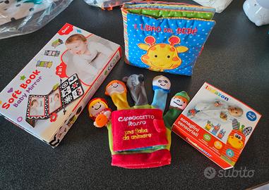 Lotto giochi sensoriali 0-12 mesi