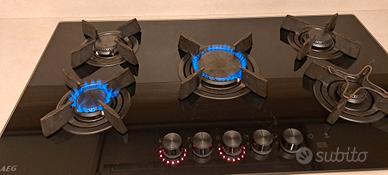 Piano cottura AEG HKB95453NB - 90 cm - 5 fuochi