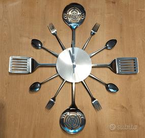 Orologio da parete Pt, design utensili da cucina
