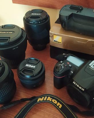 Fotocamera NIKON D7100 + OBBIETTIVI NIKON TOKINA 