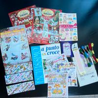 Kit ricami e punto croce