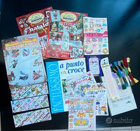 Kit ricami e punto croce