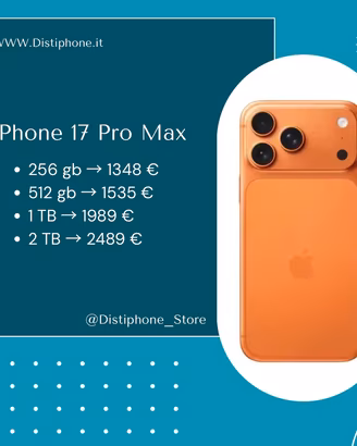IPHONE 17 PRO MAX - nuovo