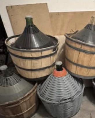 4 damigiane grandi