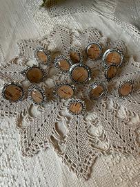 Anelli con sughero e acciaio