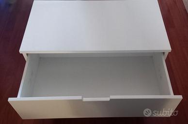 Cassettiera ikea nordli 2 cassetti bianca
