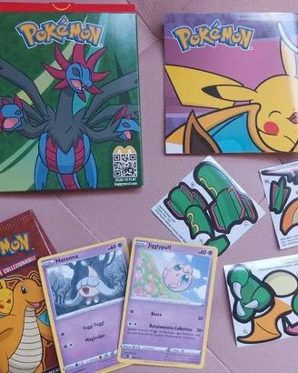 Poster e due carte Pokémon Mc Donald's