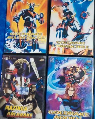 dvd goldrake mazinga 