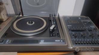 Stereo Hi-Fi vintage PHILIPS 987 e 2 casse  			