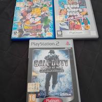 lotto di 3 giochi per playstation 2