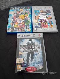 lotto di 3 giochi per playstation 2