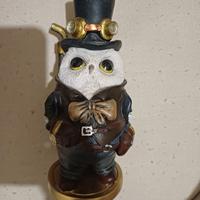 Statuetta Gufo Steampunk da Collezione