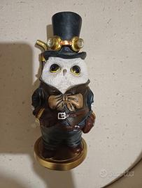 Statuetta Gufo Steampunk da Collezione
