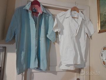 Nr. 2 camicie di jeans tg L e M (€ 4 cad)