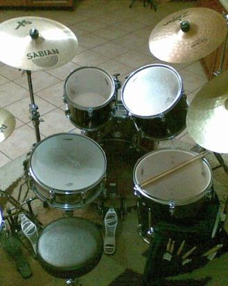 Batteria acustica sonor force 505 + pelli mesh