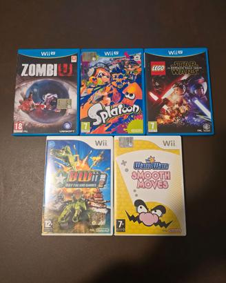 Lotto videogiochi per Nintendo Wii e Wii U