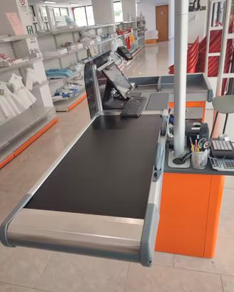 Bancone Cassa completo di rullo automatico